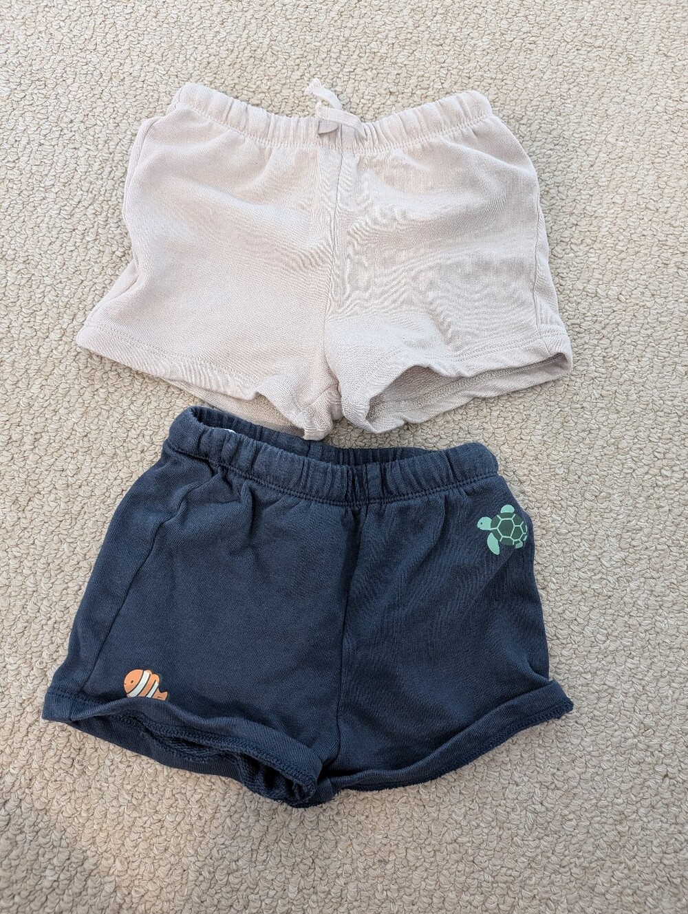 H&M Cotton, Shorts 2 Pack Size 9-12 Months
